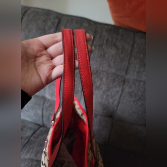 Coach Matching Set, Signature Khaki Tote And Wallet - Picture 5 of 16